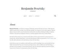 Tablet Screenshot of benjaminpesetsky.com